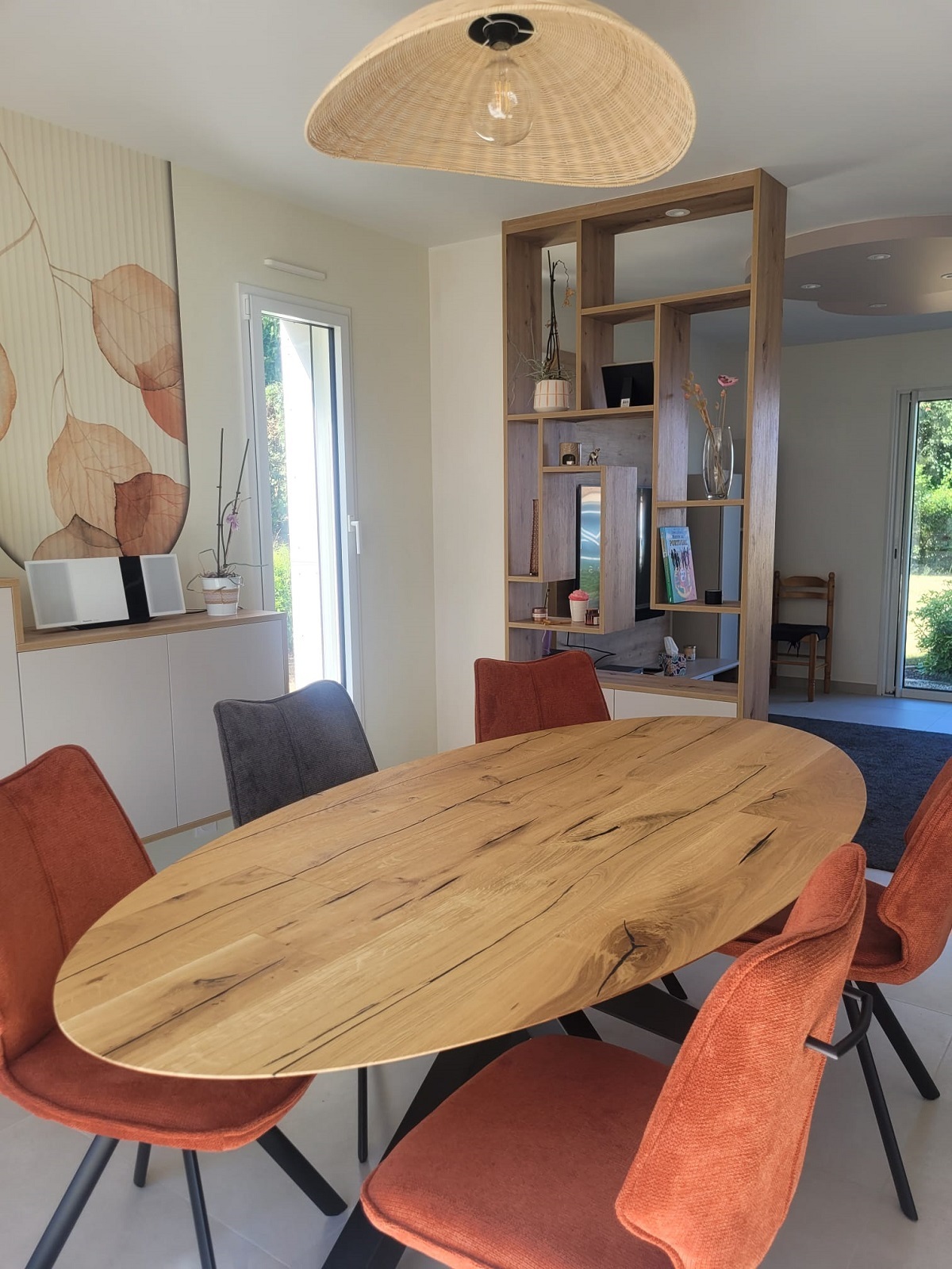 TABLE OVALE et chaises SUN bis