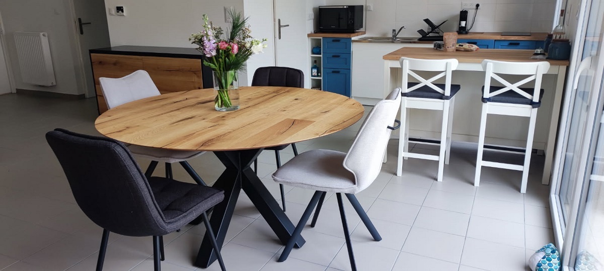 TABLE RONDE DIAMETRE 140